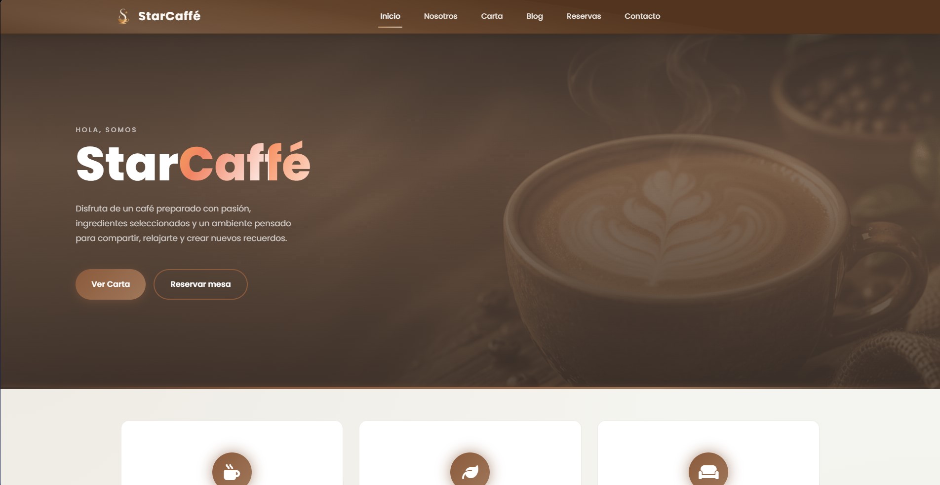 StarCaffé proyecto web